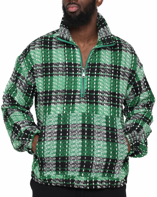 Holiday Plaid Pull Over