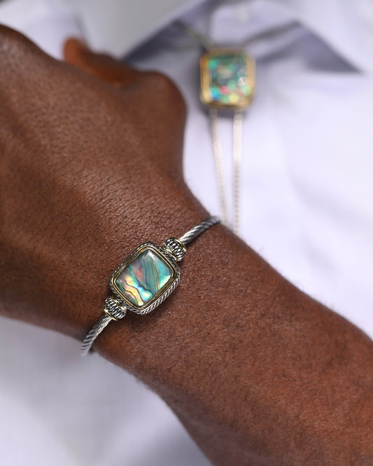 Abstract Stone Bracelet