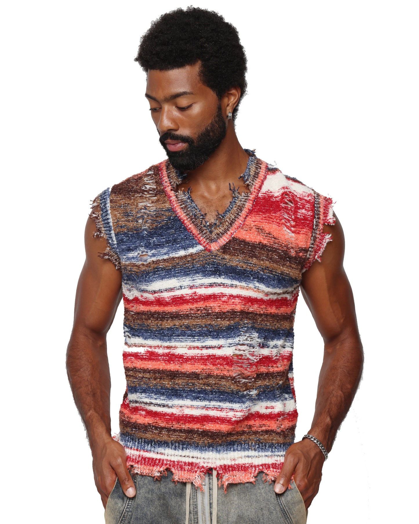 DTLA Distressed Knit