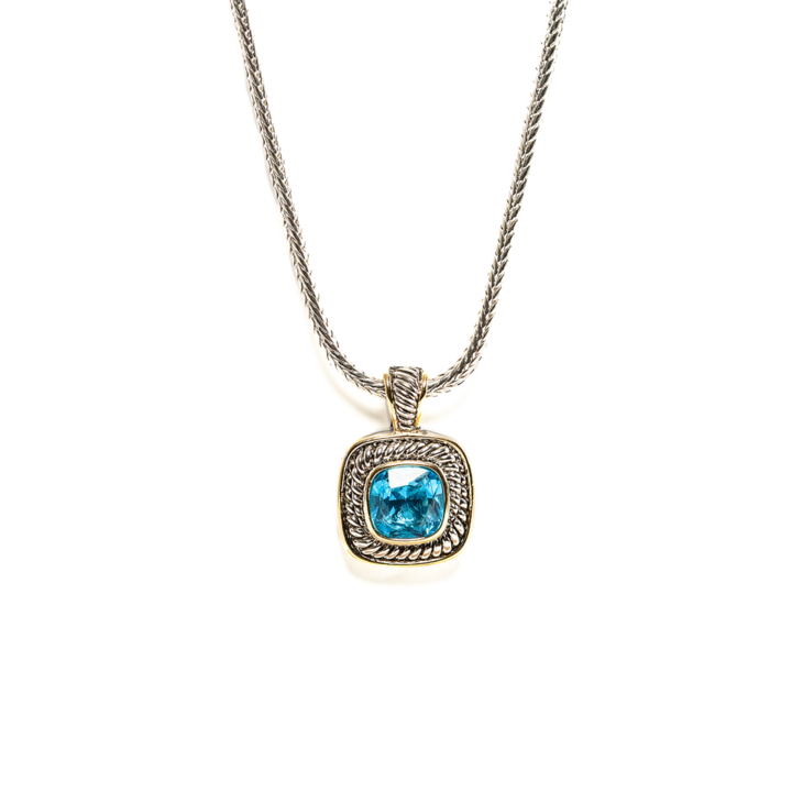 Stone Square Necklace