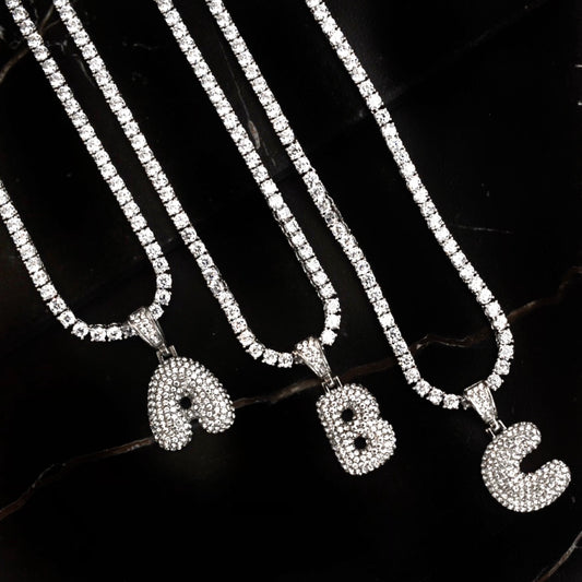 Initial Necklace (Silver)